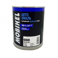 Эмаль алкидная для авто 1К Mobihel 000 - 1 л (Черная)